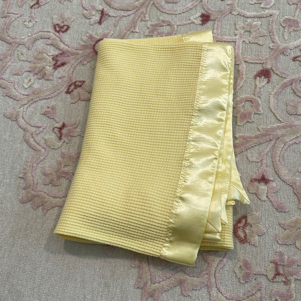 Waffle Baby blanket